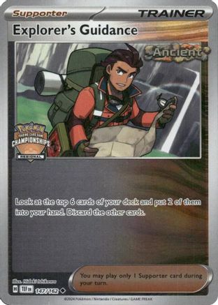 Explorer's Guidance - 147/162 (Regional Championships) - League & Championship Cards Reverse Holofoil