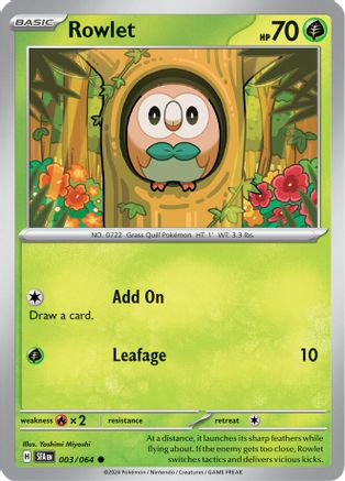 Rowlet 3 - SV Shrouded Fable