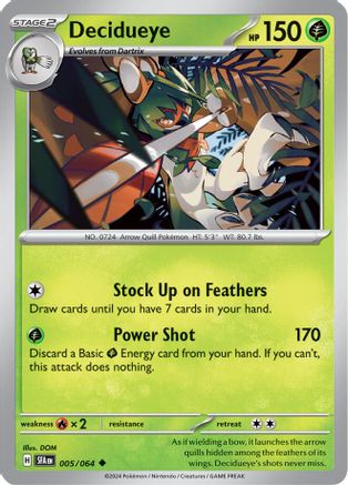Decidueye 5 - SV Shrouded Fable