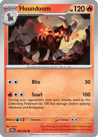 Houndoom - 008/064 8 - SV Shrouded Fable