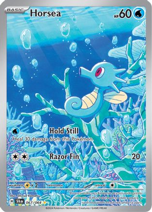 Horsea - 067/064 67 - SV Shrouded Fable Holofoil