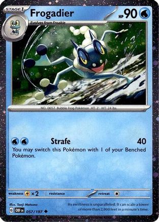 Frogadier - 057/197 (Cosmos Holo) 57 - Miscellaneous Cards & Products Holofoil