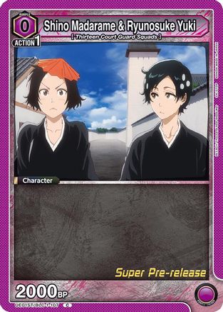 Shino Madarame & Ryunosuke Yuki (UE01ST/BLC-1-107) - UE01ST BLEACH ThousandYear Blood War Super PreRelease Starter Deck
