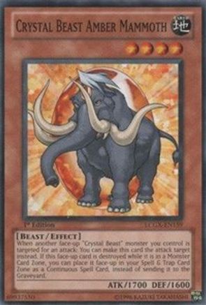 Crystal Beast Amber Mammoth (LCGX-EN159) - Legendary Collection 2 1st Edition