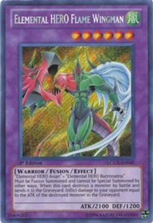 Elemental HERO Flame Wingman (LCGX-EN045) - Legendary Collection 2 1st Edition