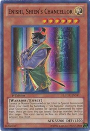 Enishi, Shien's Chancellor (LCGX-EN241) - Legendary Collection 2 1st Edition