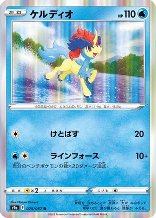 [JP] Keldeo (025/067) - S9a Battle Region Holofoil
