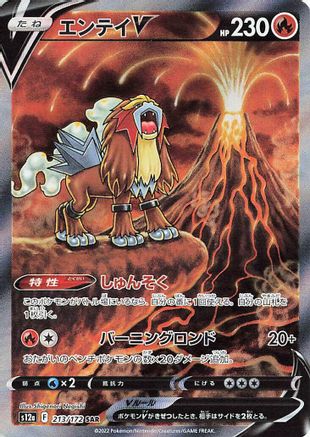 [JP] Entei V - 213/172 (213/172) - S12a VSTAR Universe Holofoil