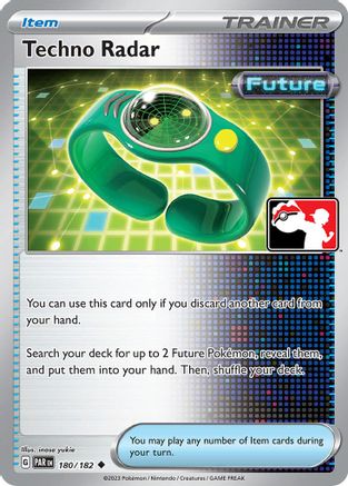 Techno Radar 180 - Prize Pack Series Cards Holofoil