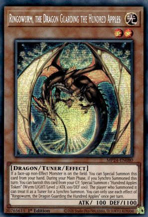 Ringowurm, the Dragon Guarding the Hundred Apples (MP24-EN080) - 25th Anniversary Tin: Dueling Mirrors 1st Edition