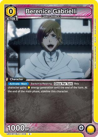 Berenice Gabrielli (UE01BT/BLC-1-016) - UE01BT BLEACH ThousandYear Blood War