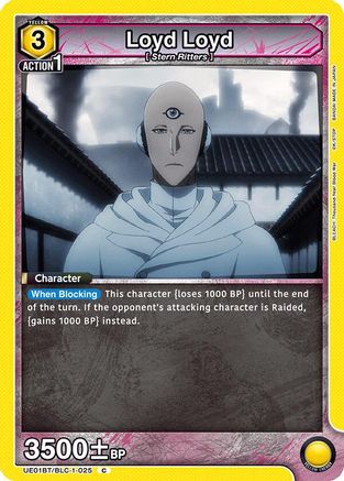Loyd Loyd (UE01BT/BLC-1-025) - UE01BT BLEACH ThousandYear Blood War