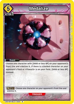 Medalize (UE01BT/BLC-1-033) - UE01BT BLEACH ThousandYear Blood War Foil