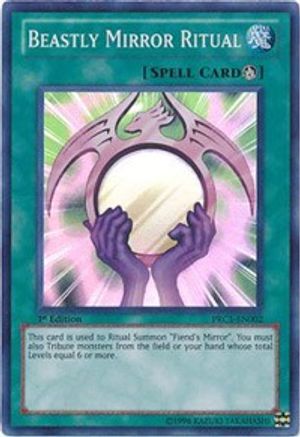 Beastly Mirror Ritual (PRC1-EN002) - 2012 Premium Collection Tin 1st Edition