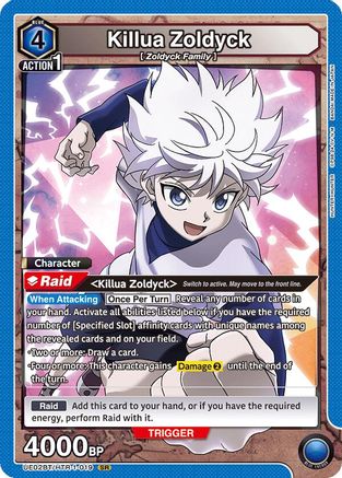 Killua Zoldyck (019) (UE02BT/HTR-1-019) - Hunter x Hunter Foil