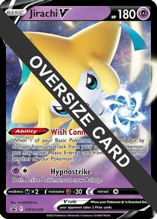 Jirachi V - 299 SWSH299 - Jumbo Cards