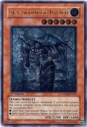 Sky Scourge Invicil (UTR) (FOTB-EN023) - Force of the Breaker 1st Edition