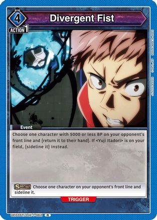 Divergent Fist (UE03ST/JJK-1-062) - Jujutsu Kaisen Starter Deck