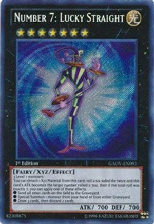 Number 7: Lucky Straight (GAOV-EN091) - Galactic Overlord Unlimited