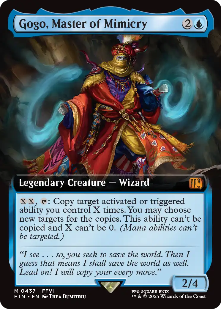 Gogo, Master of Mimicry (Extended Art) (FIN-437) [FINAL FANTASY] Foil