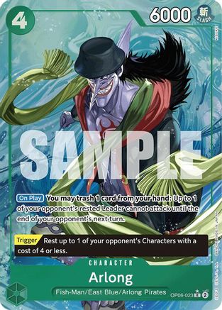 Arlong (Alternate Art) (OP06-023) - Premium Booster -The Best- Foil