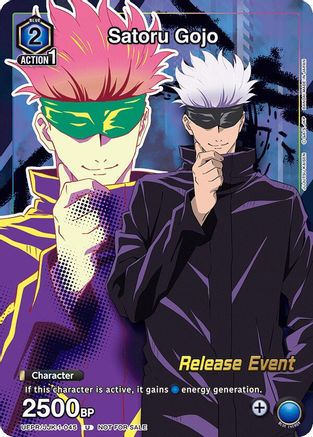 Satoru Gojo (Release Event Participation) (UEPR/JJK-1-045) - Jujutsu Kaisen Release Event Cards