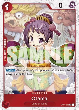 Otama (Jolly Roger Foil) (OP01-006) - Premium Booster -The Best- Foil