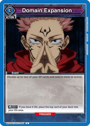 Domain Expansion (UE03ST/JJK-1-067) - Jujutsu Kaisen Starter Deck