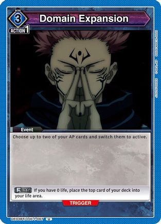 Domain Expansion (067) (UE03BT/JJK-1-067) - Jujutsu Kaisen