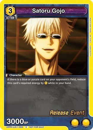 Satoru Gojo (009) (UEPR/JJK-1-009) - Jujutsu Kaisen Release Event Cards