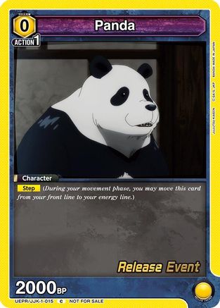 Panda (015) (UEPR/JJK-1-015) - Jujutsu Kaisen Release Event Cards