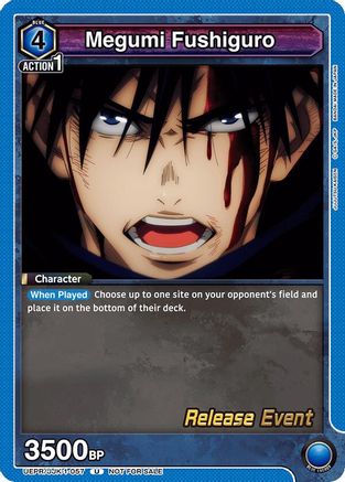 Megumi Fushiguro (057) (UEPR/JJK-1-057) - Jujutsu Kaisen Release Event Cards