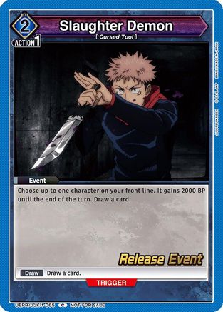 Slaughter Demon (UEPR/JJK-1-065) - Jujutsu Kaisen Release Event Cards