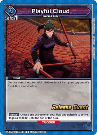 Playful Cloud (UEPR/JJK-1-066) - Jujutsu Kaisen Release Event Cards