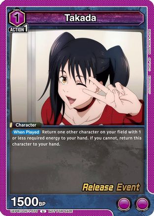 Takada (UEPR/JJK-1-070) - Jujutsu Kaisen Release Event Cards