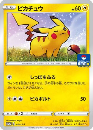 [JP] Pikachu - 024/S-P (024/S-P) - SP Sword  Shield Promos