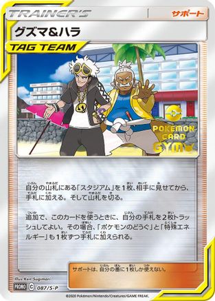 [JP] Guzma & Hala - 087/S-P (087/S-P) - SP Sword  Shield Promos Holofoil