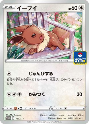 [JP] Eevee - 181/S-P (181/S-P) - SP Sword  Shield Promos