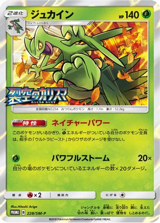 [JP] Sceptile - 228/SM-P (228/SM-P) - SMP Sun  Moon Promos Holofoil