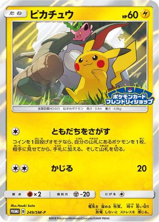 [JP] Pikachu - 249/SM-P (249/SM-P) - SMP Sun  Moon Promos Holofoil