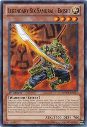Legendary Six Samurai - Enishi (SDWA-EN017) - Structure Deck: Samurai Warlords 1st Edition