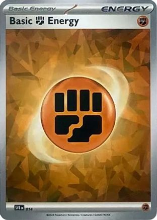 Basic Fighting Energy (Cracked Ice Holo) 14 - SVE Scarlet & Violet Energies Holofoil