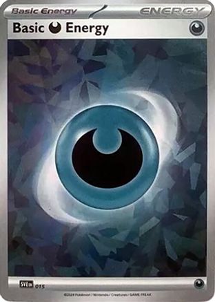 Basic Darkness Energy (Cracked Ice Holo) 15 - SVE Scarlet & Violet Energies Holofoil