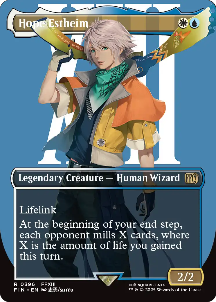 Hope Estheim (Borderless) (FIN-396) [FINAL FANTASY] Foil