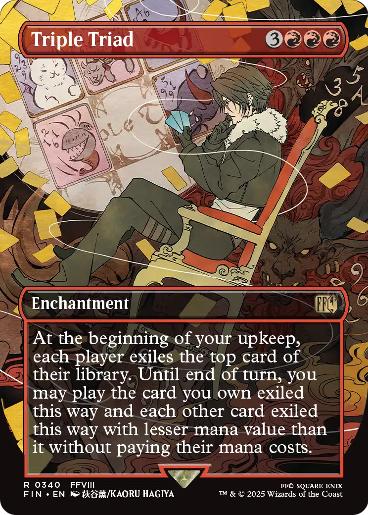 Triple Triad (Borderless) (FIN-340) [FINAL FANTASY] Foil