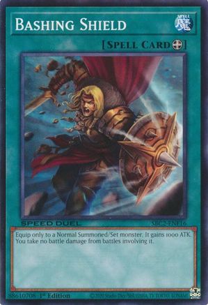 Bashing Shield (SBC2-ENF16) - Speed Duel: Battle City Finals 1st Edition