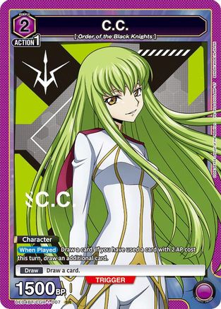 C.C. (007) (UE04BT/CGH-1-007) - Code Geass Lelouch of the Rebellion Foil