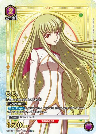 C.C. (007) (SR**) (UE04BT/CGH-1-007) - Code Geass Lelouch of the Rebellion Foil