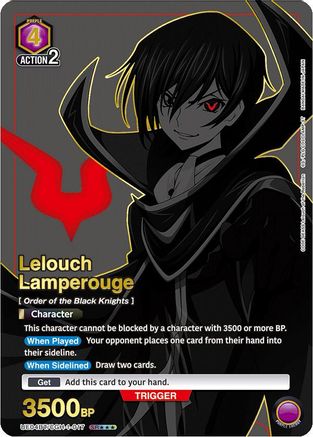 Lelouch Lamperouge (017) (SR***) (UE04BT/CGH-1-017) - Code Geass Lelouch of the Rebellion Foil