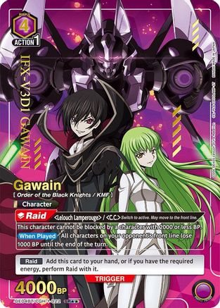 Gawain (SR**) (UE04BT/CGH-1-022) - Code Geass Lelouch of the Rebellion Foil